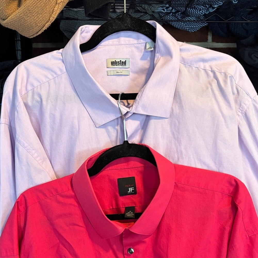 Men’s TALL button down shirts